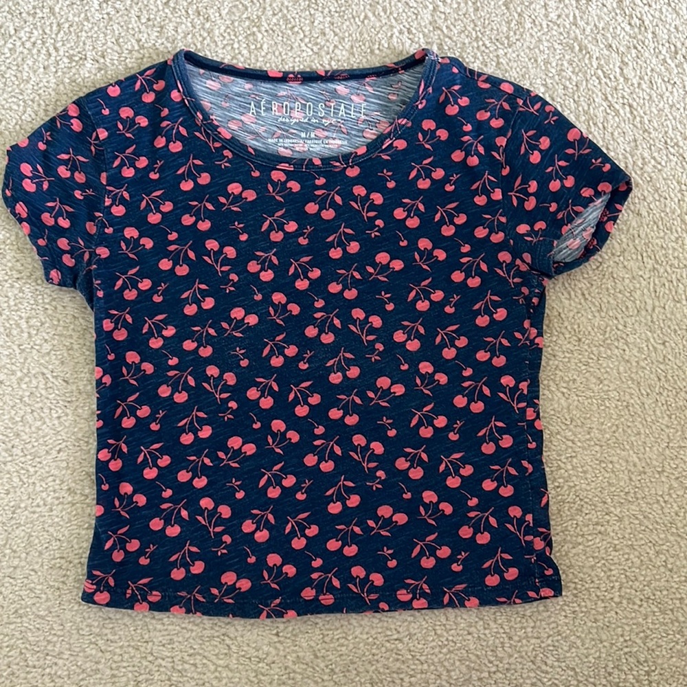 Aeropostale: Cherry Crop Top